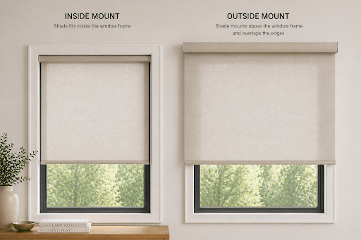 Inside Mount vs. Outside Mount