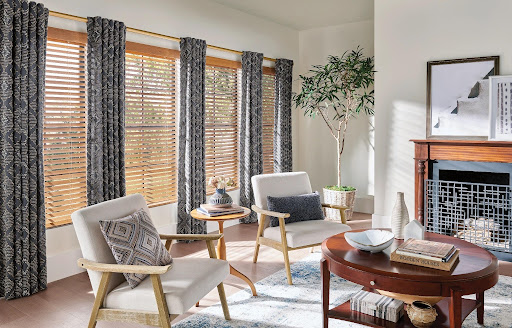Photo of Wooden and Imitation Wood Blinds