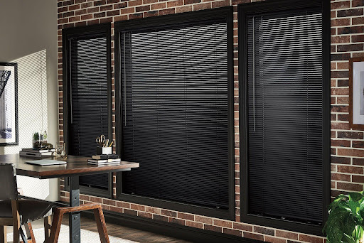 Photo of aluminum and metal blinds