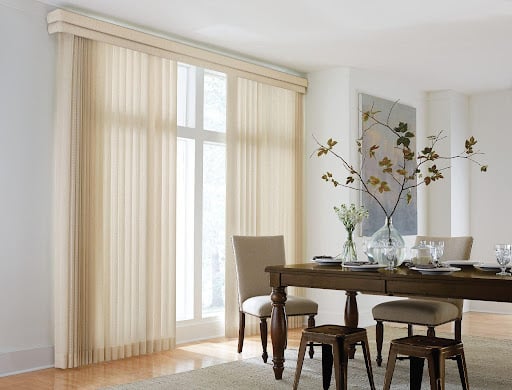 Photo of vertical blinds